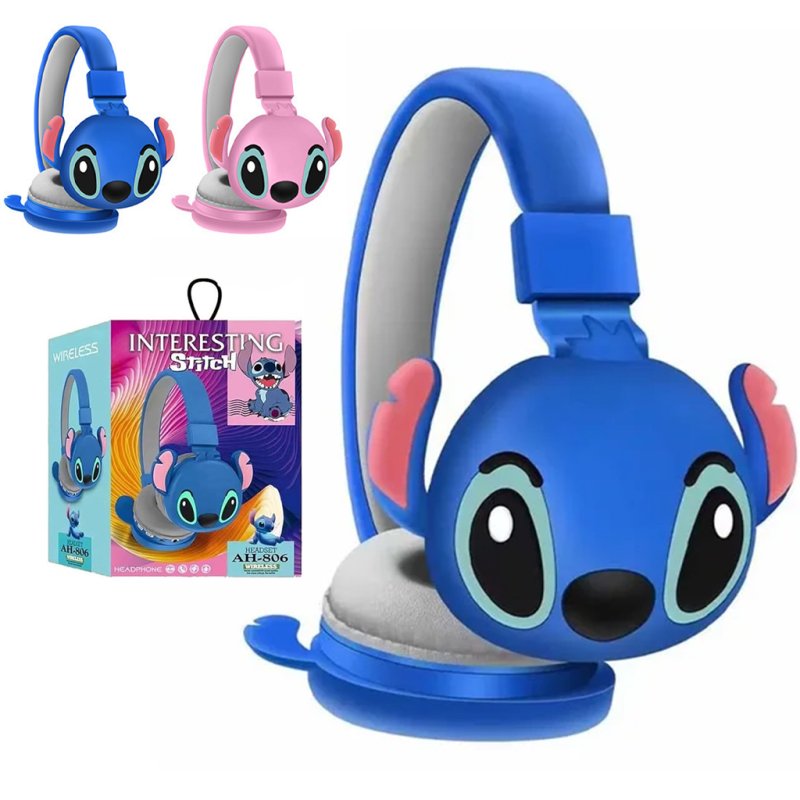 Casque Bluetooth sans fil Dessin animé Stitch