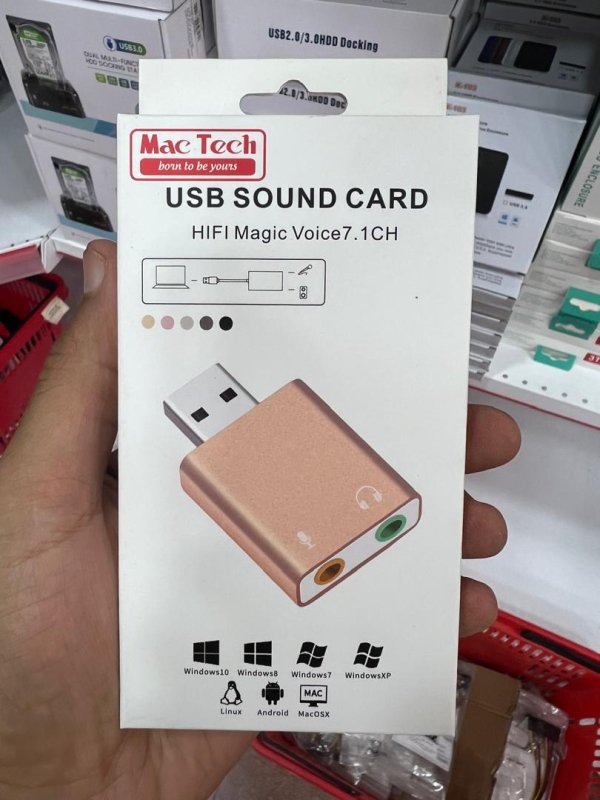 usb sound card MAC TECH