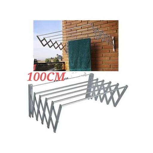 Sèche linge accordéon 100CM aluminium منشار ملابس قابل للطي 