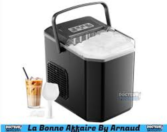 MACHINE A GLAÇONS, 150W , COULEUR NOIR. ماكينة صنع الثلج Raylan RPA-MG 150 Machine A Glaçons