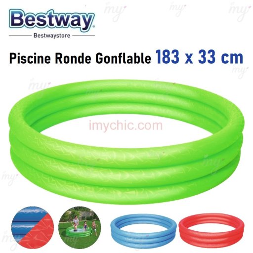 Piscine Ronde Gonflable Pour Enfants 183 x 33 cm Bestway 51027