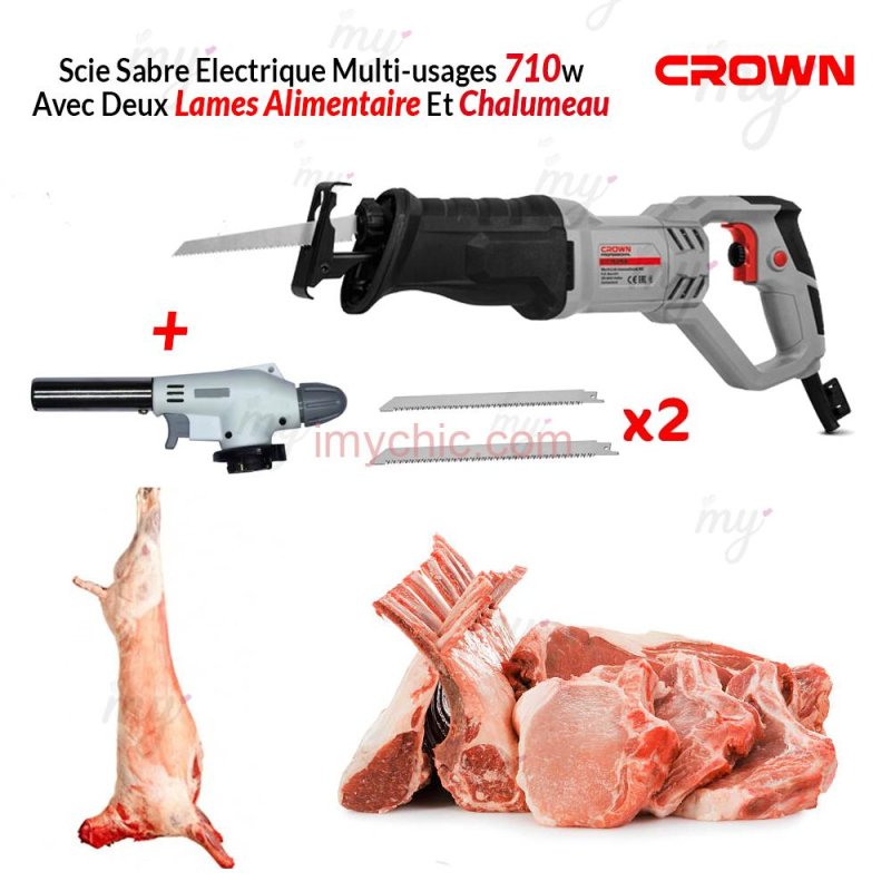 منشار كهربائي CROWN +TETE Chalumeau 