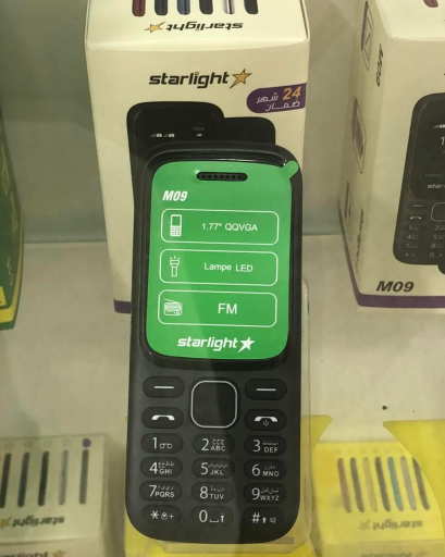 Téléphone starlight m09