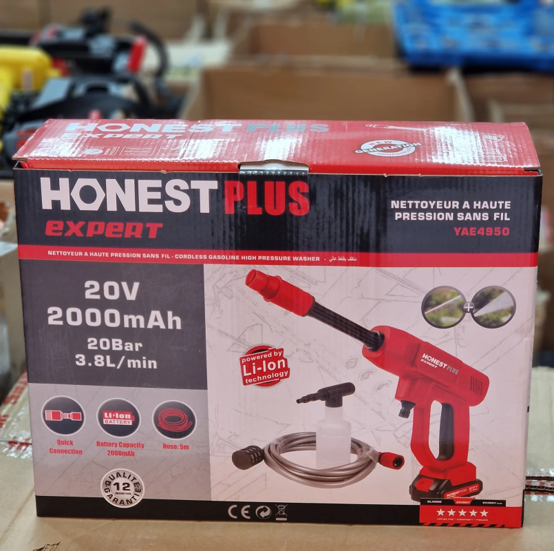Nettoyeur haut pression yae4950 honestplus 20v