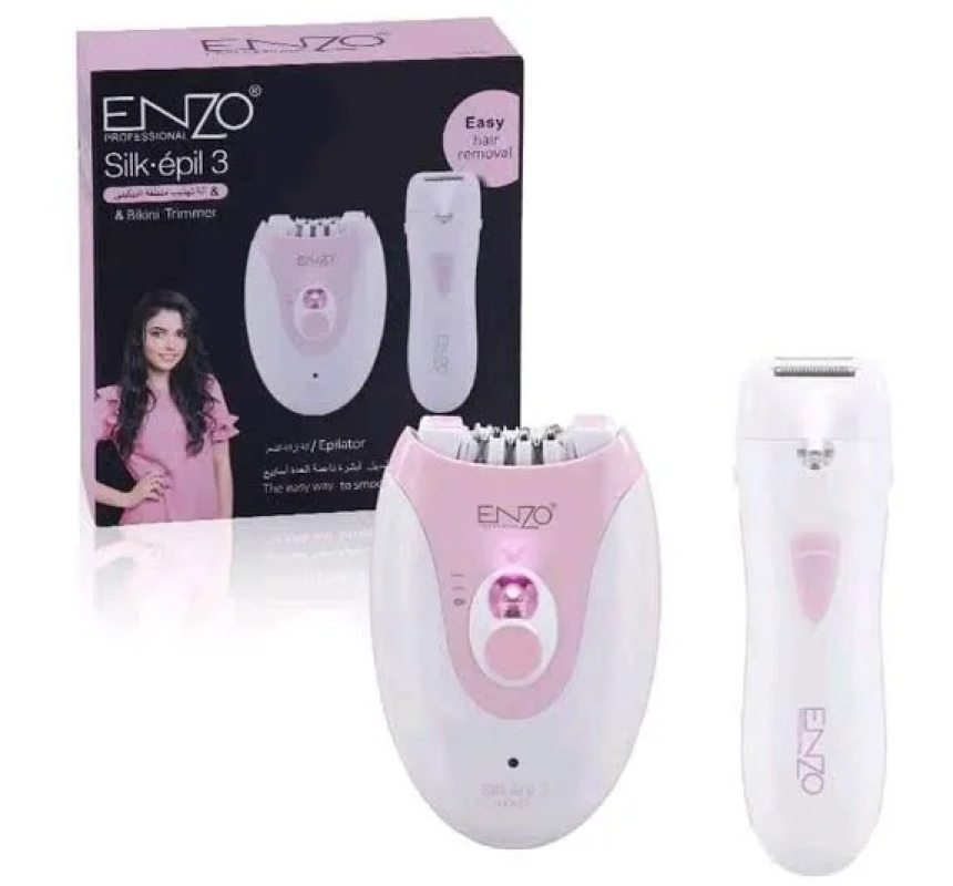              Epilatoir Enzo silk-épil 2in1