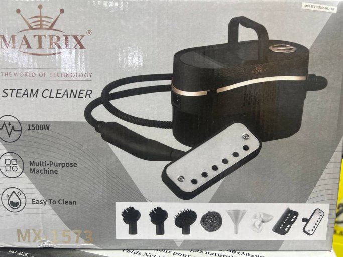 Nettoyeur Vapeur MATRIX MX-1573 | 1500W | Multifonction | Télécommande | 7 Accessoires Inclus