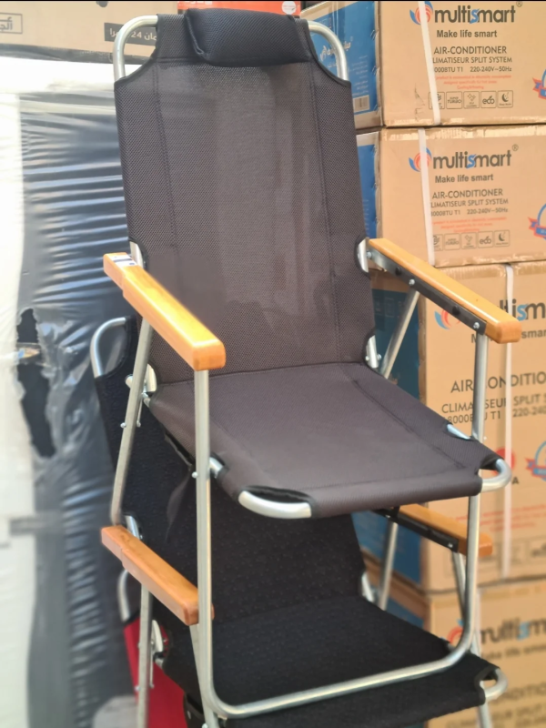 كرسي البحر عالي الجودة ذو مقبض خشبي