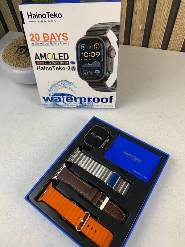 HainoTeko Ultra 2A 49MM – La Montre Intelligente Élégante et Polyvalente - ساعة ذكية أصلية