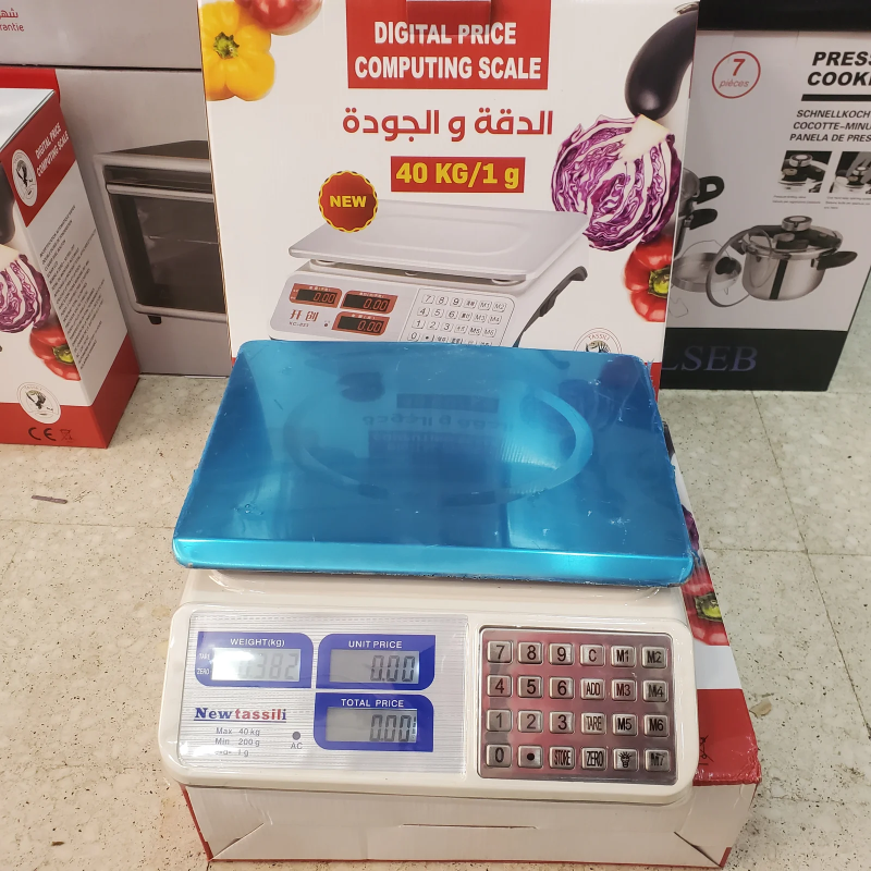 New Tassili balance boutons inox batterie et pile