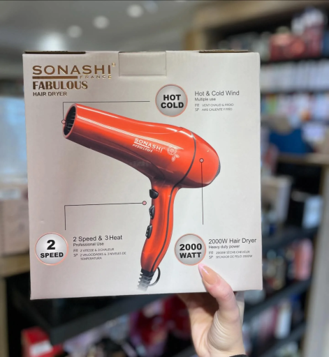 Séchoir SONASHI مجفف شعر 2000واط