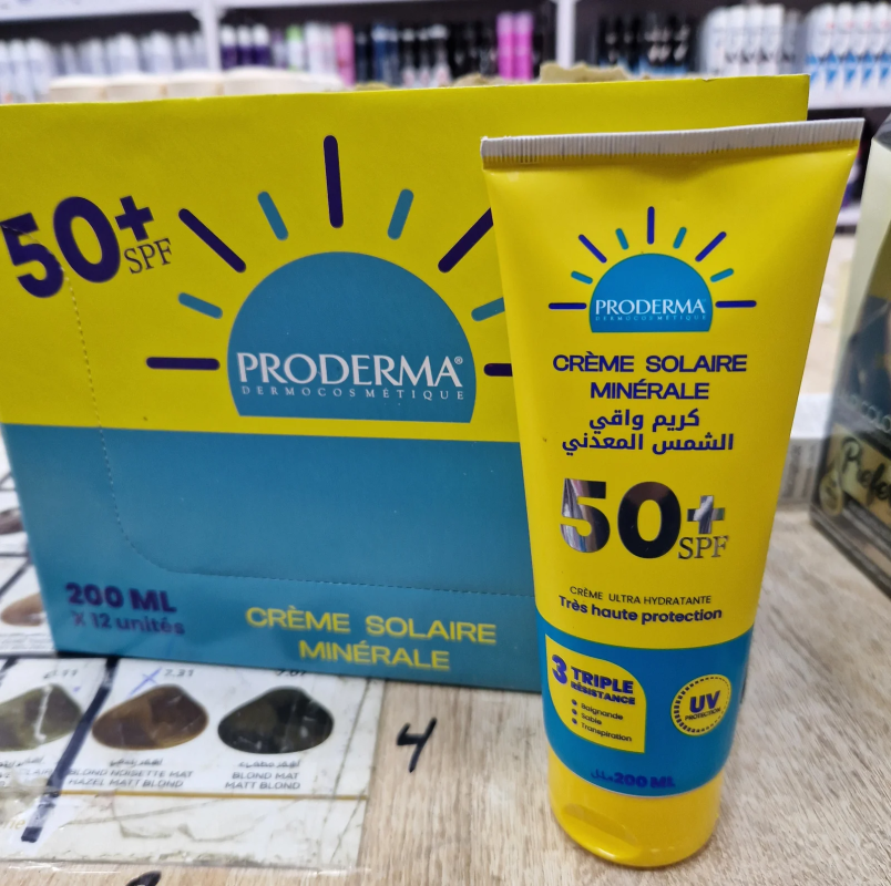 كريم واقي الشمس المعدني PRODERMA SPF +50 مل200