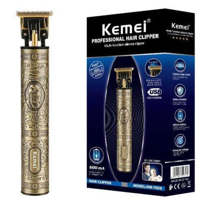 Tondeuse À Cheveux Professionnelle Avec Lame Réglable 1200mAh Kemei KM-700-D