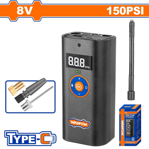 Gonfleur rechargeable 8V 150psi WADFOW