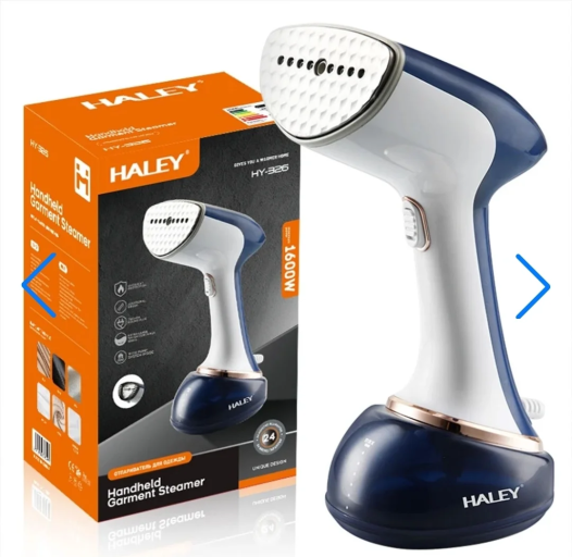 Défroisseur vapeur HALEY HY-326 1600 W chauffe rapide en 20 secondes portable et à main – مكواة ملابس محمولة