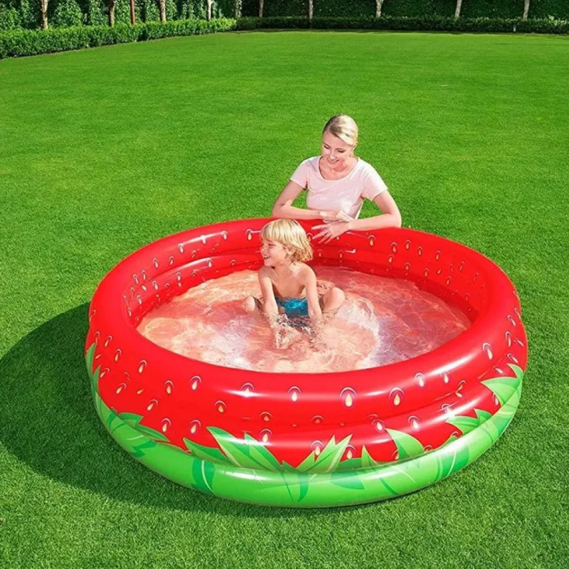Piscine Ronde Gonflable “Fraise” Pour Enfants 160 x 38 cm Bestway 51145