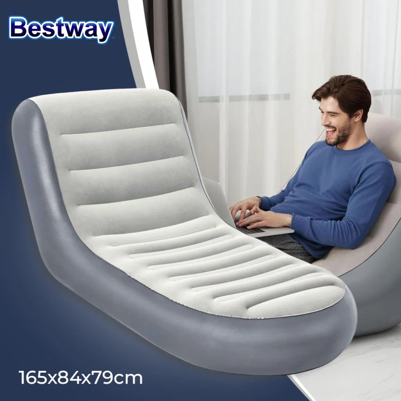 75064 Bestway Chaise Longue Confortable Soft Top Portable
