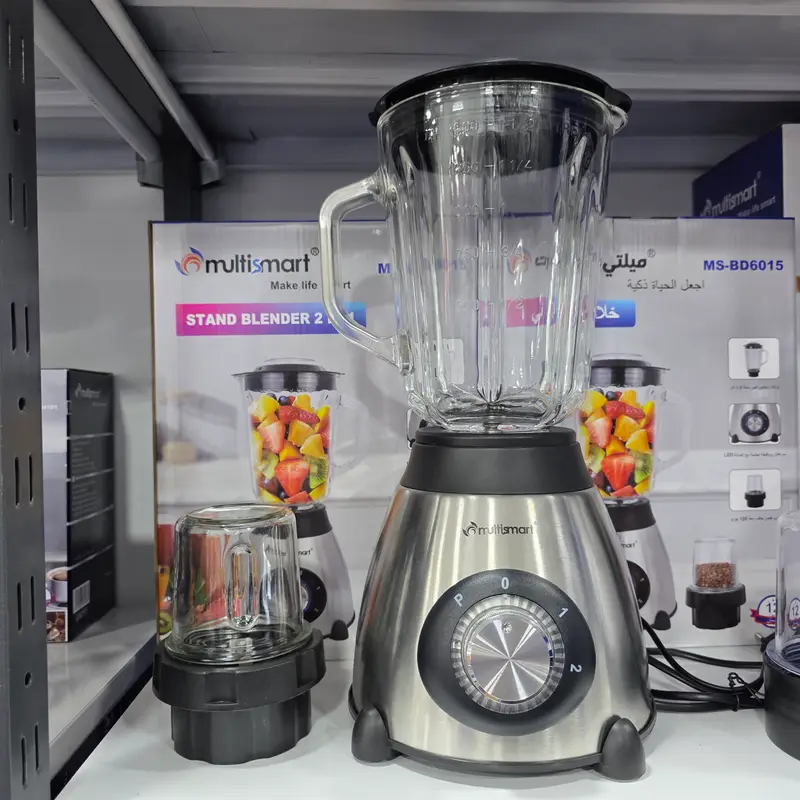 Blender 2en1 en verre 1.5L Multismart BD6015