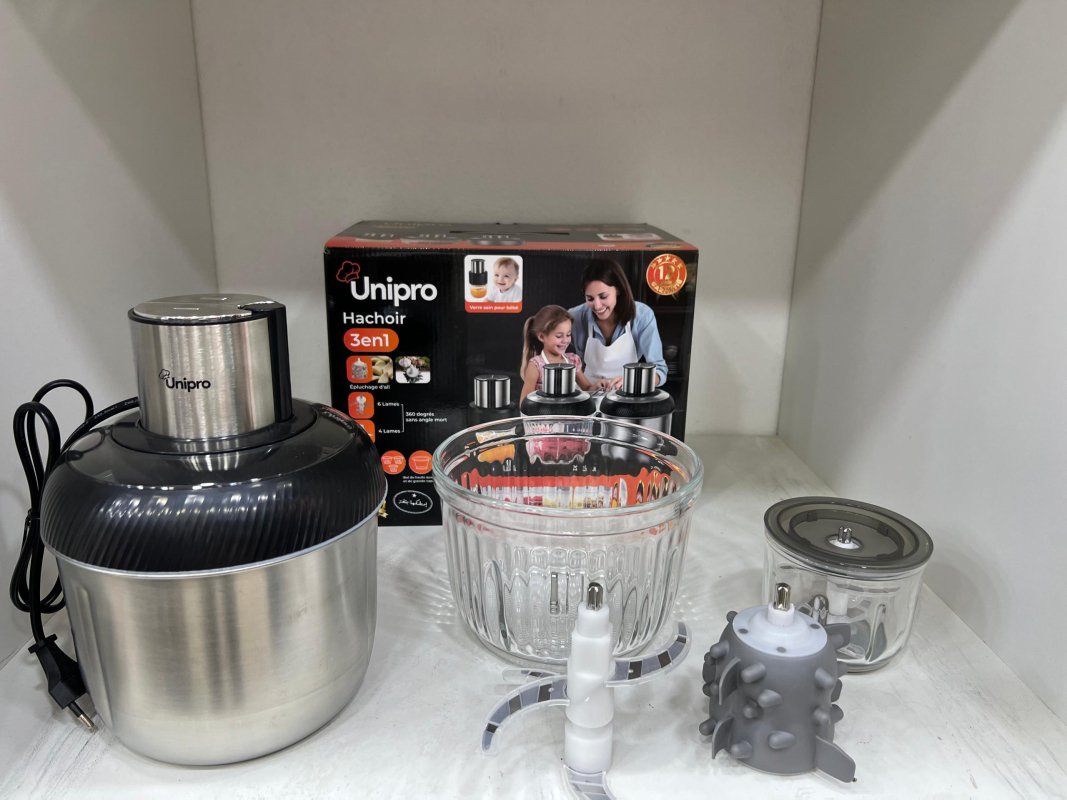 robot hashoir 3en1 1.5 LITRE 1000W UNIPRO GRAND MODEL PRO